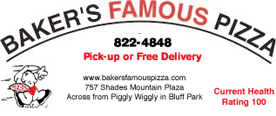 Baker's Famous Pizza